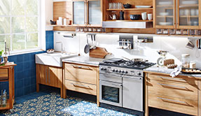 Landhausküche mit Range Cooker